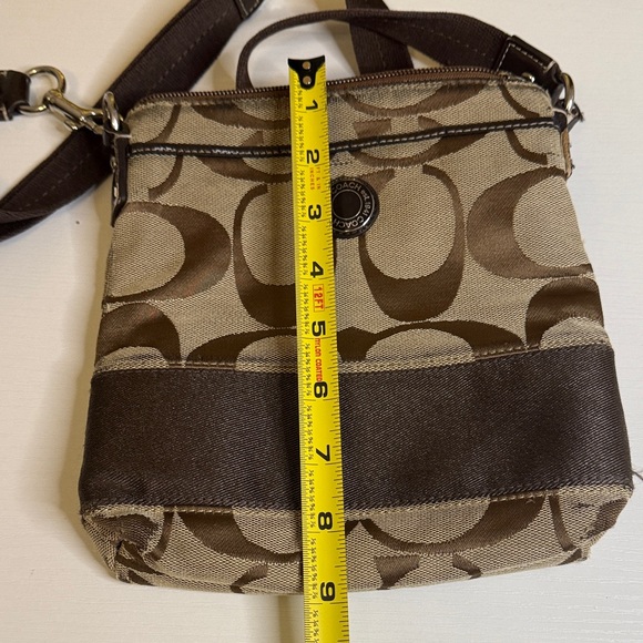 Coach Brown and Cream Crossbody Bag - Picture 16 of 16